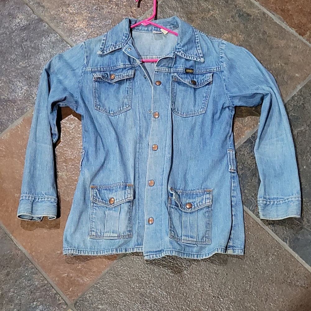 Vintage USA Maverick Denim Jacket with Belt hoops